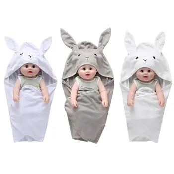

Skillful Manufacture Superior Quality Baby Swaddle Skin-friendly Thicken Sleeping Bag Infant Winter Cute Plush Blanket Quilt
