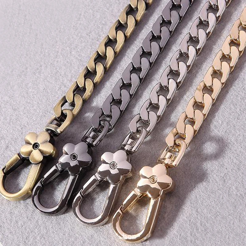 100cm 9mm-Metal Chain Replacement Strap Belt For Women's Handbag Shoulder Bag 