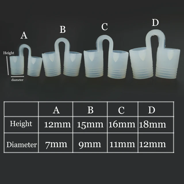 4Pcs Anti Snoring Device Sleep Nose Clip Anti Snore Stopper Snoring Nasal Dilators Silent Breathing Quiet Rest Tool Sleep Aid A-Same 4pc