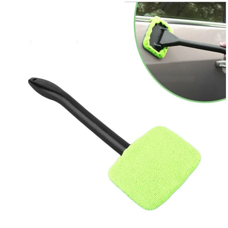 TRANSMO Car Window Cleaning Brush Car Window Glass Brush Demisting Dust Cleaning Tool Windshield