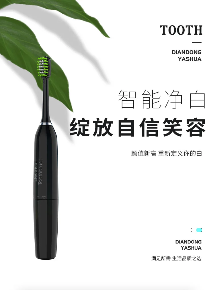 Electric toothbrush USB rechargeable adult waterproof ultrasonic automatic mode Electric toothbrush USB rechargeable adult waterproof ultrasonic automatic mode