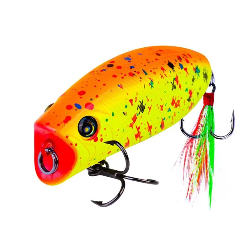 

1pc Popper Lure 5.7cm/10g Bionic Fishing Bait Crankbait Plastic Hardbait 8# Hook