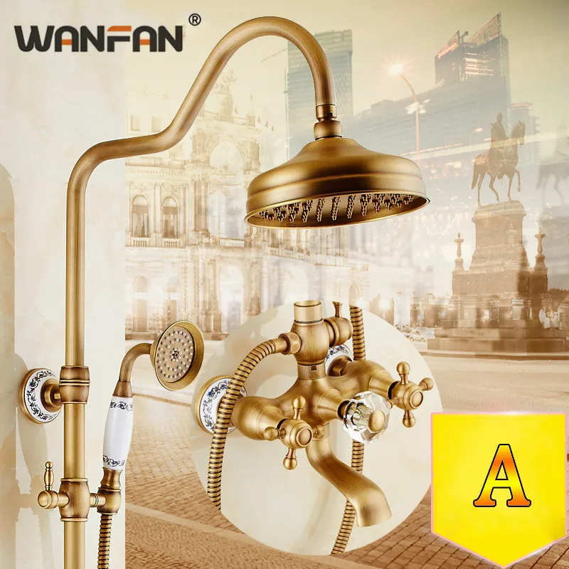 Douche Kranen Douchecabine Antieke Kranen Top Spuiten Regendouche Wall