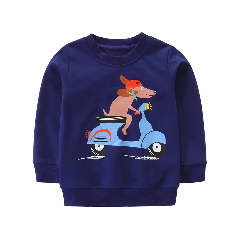 

Jumping Meters Boys Girls Sweatshirts 2019 New Sport Shirts for Baby Cotton Clothing Autumn Spring Children Tops Cartoon Shirts