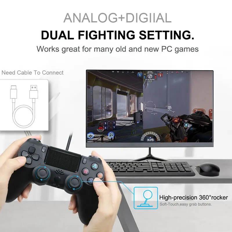 Для PS4 Pro Bluetooth беспроводной/проводной контроллер для SONY PS4 Pro тонкий геймпад для playstation 4 джойстик для PS3 для Dualshock