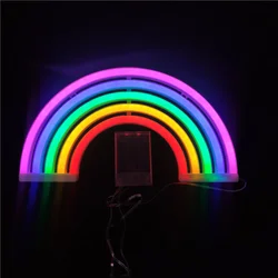 Luzes led de arco íris neon, iluminação externa para natal, luz noturna, decoração para casa, ano novo, 2022