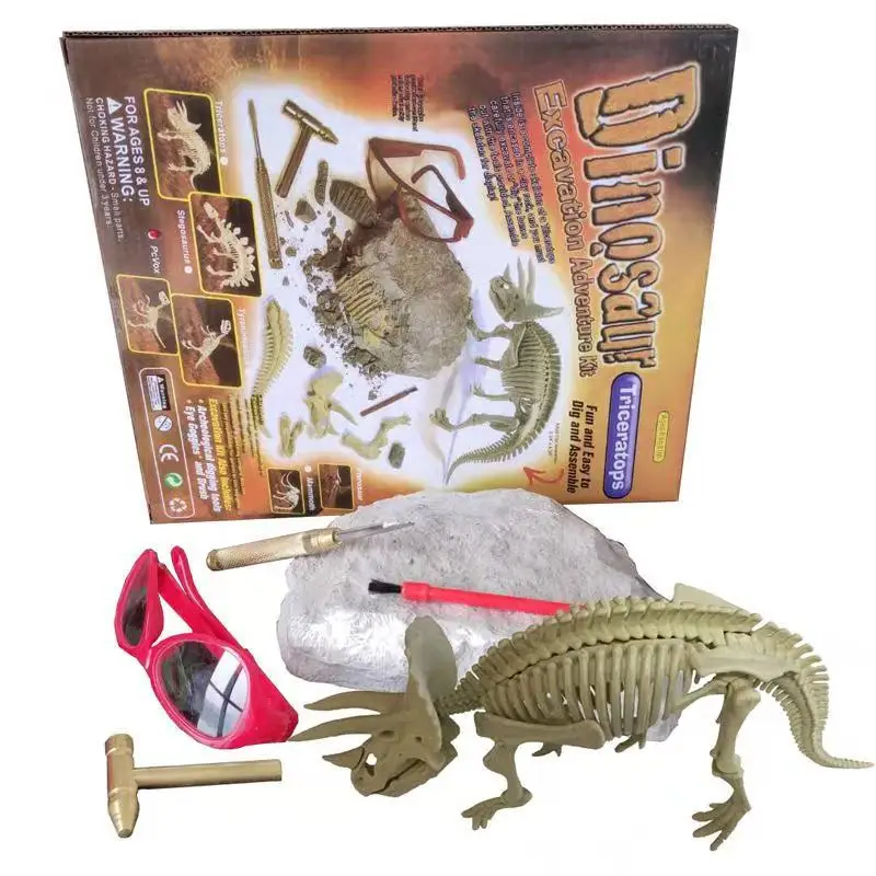 

Archeology Dinosaur Gift Box China Science Publishing & Media Ltd.(cspm) Archeology Dinosaur Toy Gift Box Dig Gypsum Dinosaur Fo