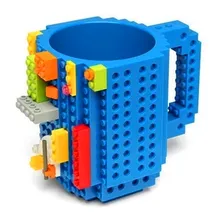 400ml Creative Milk Mug Coffee Cup Build-on Brick Mug Cups Drinking Water Holder For Lego Building Blocks Design Cup And Mugs