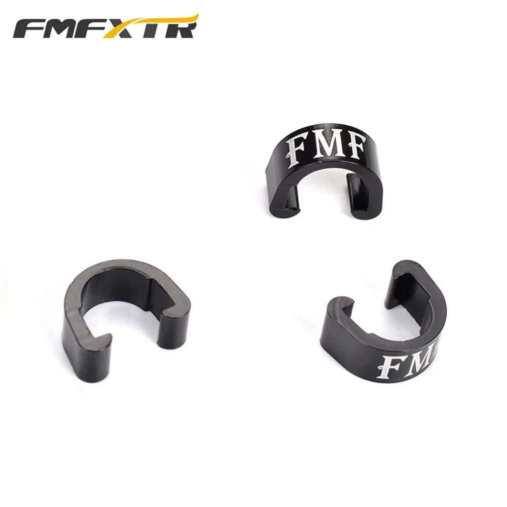 FMFXTR Mountain bike variable speed brake wire tube buckle tubing fixed C-shaped buckle U-shaped line buckle color aluminum allo