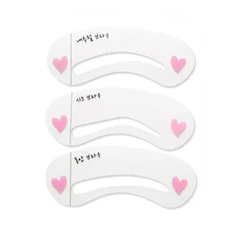

3Styles Eyebrow Shaping Stencils Grooming Kit Makeup Shaper Set DIY Beauty Eyebrow Template Make Up Template Tool