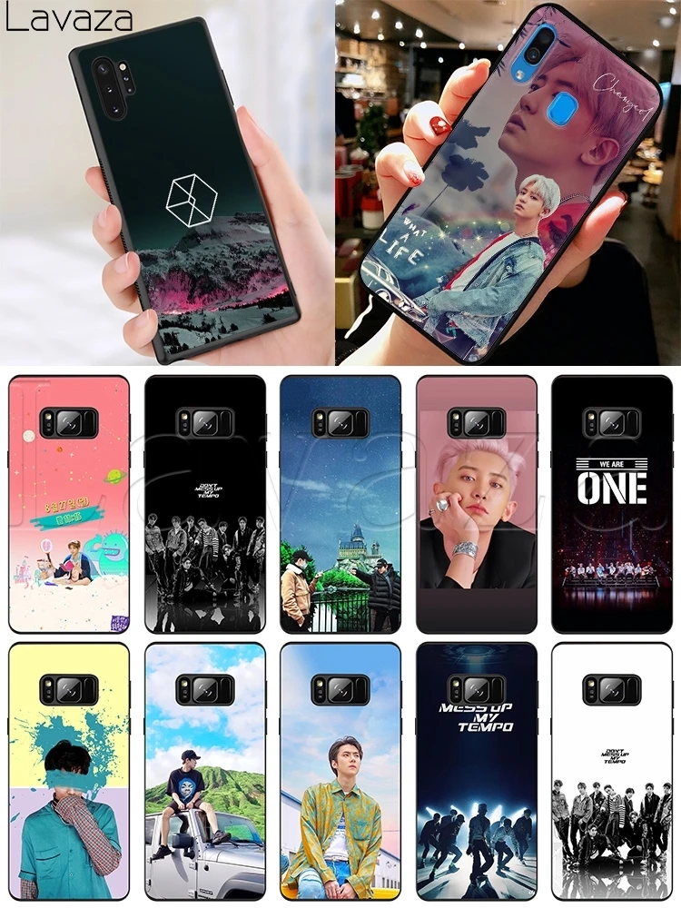 Мягкий силиконовый чехол Lavaza EXO chanyeol для samsung S6 S7 Edge S8 S9 S10 Note 8 9 10 Plus | Мобильные