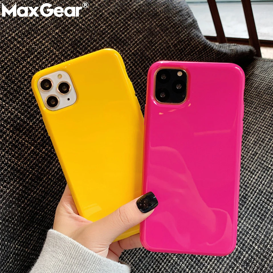 Чехол-накладка для iPhone 12 Mini 11 Pro Max XR XS 6 6S 7 8 Plus X SE мягкий из ТПУ | Мобильные телефоны