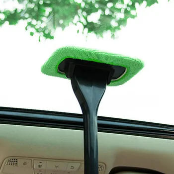 

2020 New Soft Microfiber Bonnet Car Washing Brush Window Cleaner Long Handle Dust Brush Windshield Cleaning Brush Detailing#PY10