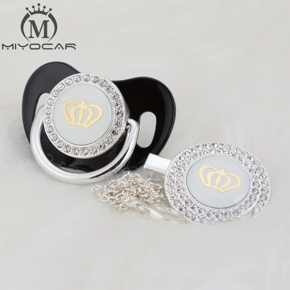 MIYOCAR, 11 цветов, серебристая, блестящая, Золотая Корона, пустышка и пустышка, без ВПВ, пустышка, шикарный, уникальный дизайн, GCR2-1