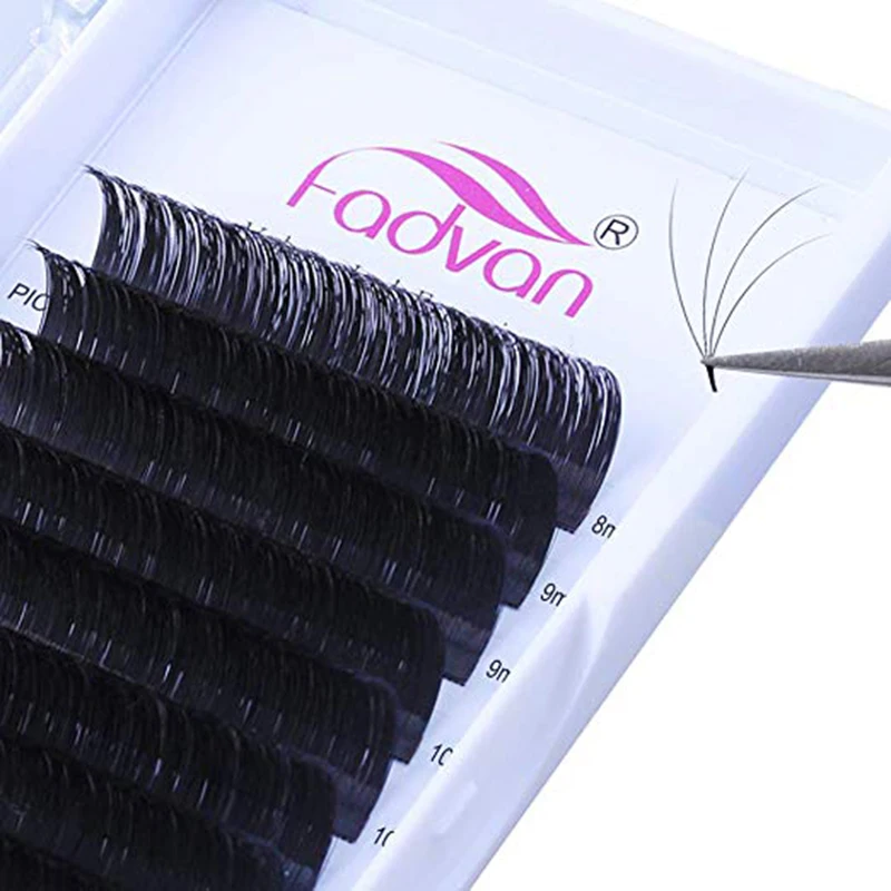 

Mega Volume Lash Extensions 0.05mm D Curl Easy Fan Russian 3D 4D 5D 6D Volume Eyelash Extensions 8-14mm Mixed Tray 8D 10D