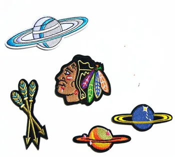 

Universe Space Indian Patches for Clothing Stripes Badges Stickers on Clothes Embroidered Patches for The Clothing Appliques