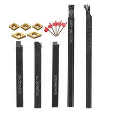Portaherramientas de torno Indexable de 8mm con CCMT060204 DCMT070204 insertos de carburo para máquina CNC