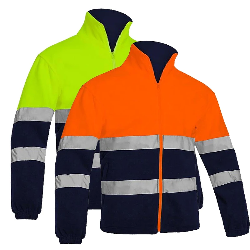 Colorful Reflective Reversible Jacket Winter Wool Fleece Coat Men Fashion  Double-sided Reflective Windbreaker - Jackets - AliExpress