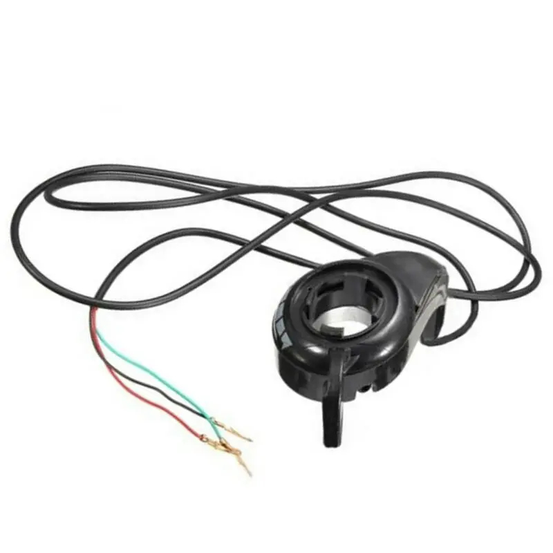 Black E-Bike Electric Bike Scooter Thumb Throttle Speed Control 3 Wire for most electric scooters with 7/8" handlebars