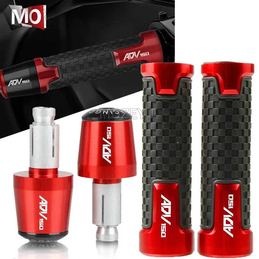 

For HONDA ADV150 ADV 150 2019 2020 2021 7/8'' 22mm CNC Motorcycle Scooter Accessories Handle bar grips handlebar grip ends Plug