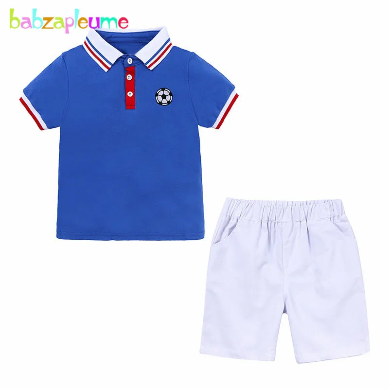 

2Piece/1-7Years/Baby Boys Summer Clothes Casual Sport Cotton Short Sleeve Kids T-shirt+Shorts For Children Clothing Set BC1166-1