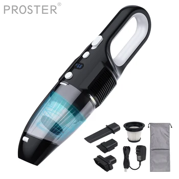 

PROZOR for Portable Handheld Vacuum Cleaner 6KPA Powerful Cyclonic Suction Vacuum Cleaner Cordless Lithium Quick Charge Tech