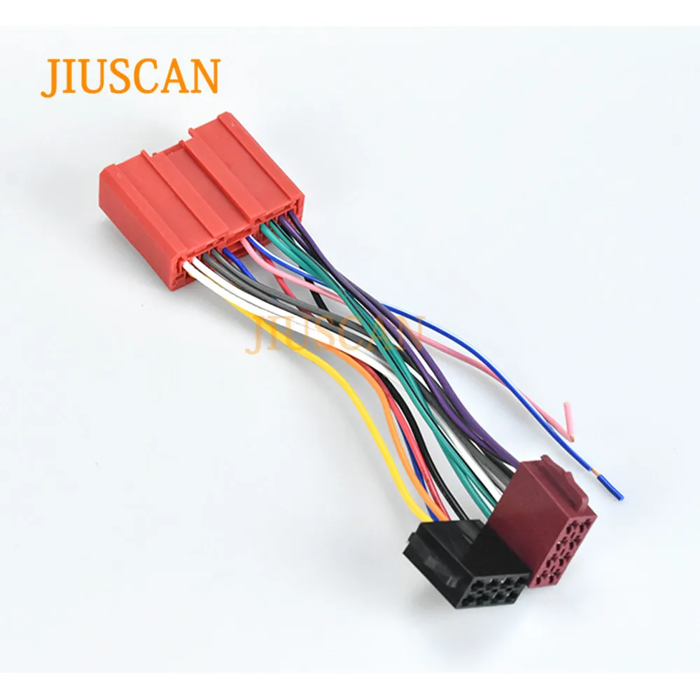 JIUSCAN 12-015 ISO стандартный жгут для автомобильной аудио установки(мощность и динамики