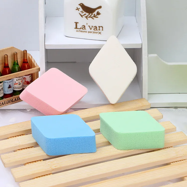 Limei li natural detox Puff 4-Block-влажный и сухой двойного назначения Антибактериальный очищающий макияж Ling Puff
