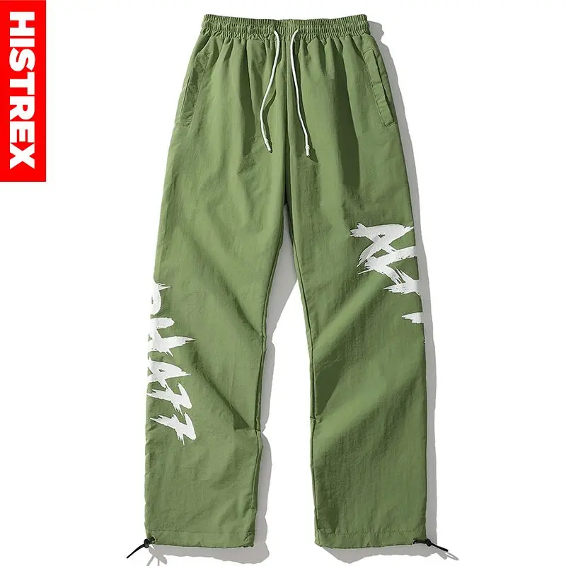 HISTREX 100% Nylon Wide Pants Men Hip 