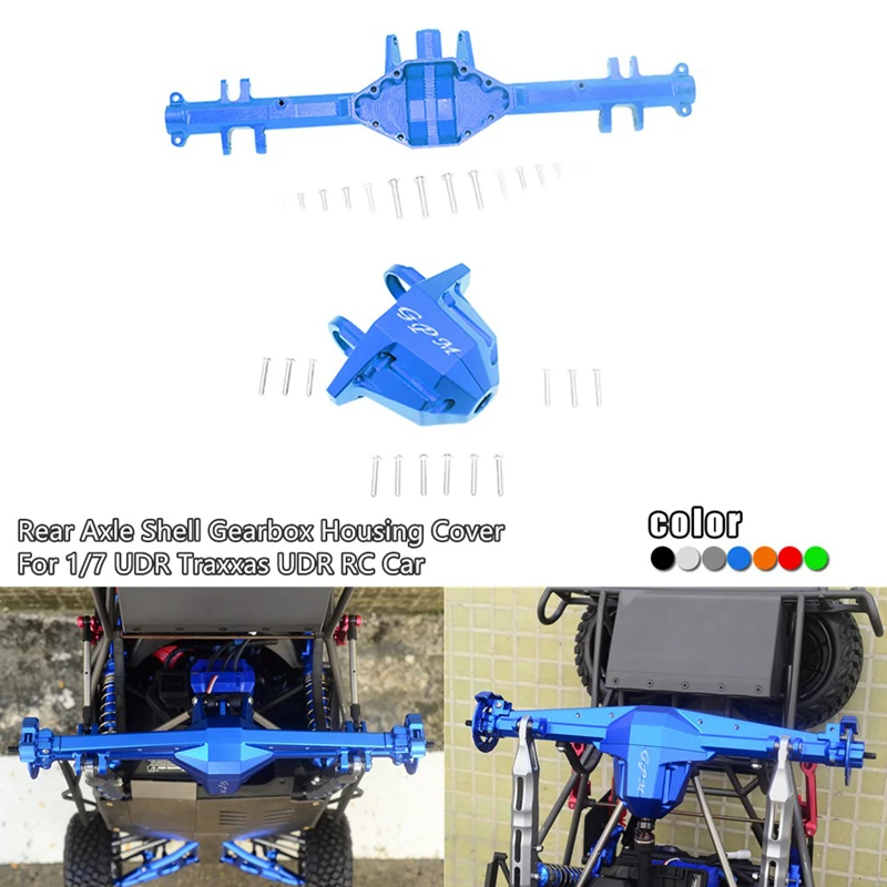 GPM CNC задняя ось корпус коробки передач Крышка для 1/7 UDR Traxxas UDR RC автомобиль