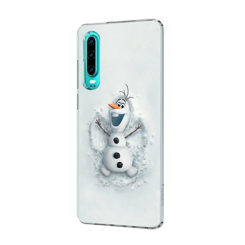 Чехол для мобильного телефона P Smart Z Plus P30 P20 P10 P9 P8 Lite Pro Жесткий чехол Олаф теплые объятия оболочки