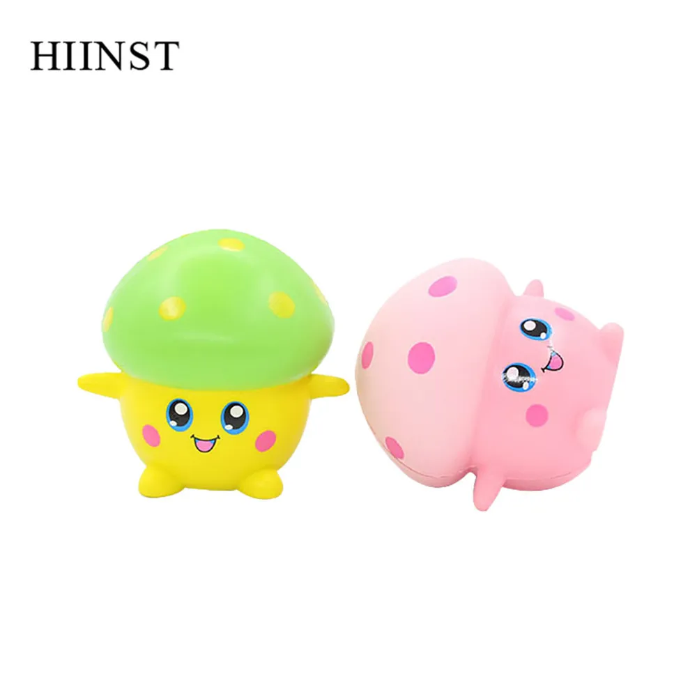 HIINST/детские игрушки, сжимающие стресс, Мультяшные грибы, ароматизированные, для детей, медленно поднимающиеся, ароматические игрушки для взрослых, снимающие стресс, реалистичные игрушки