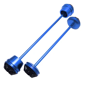 

1pair Motorcycle Fork Front Rear Aluminum Crash Protector Anti Falling Styling Accessories Wheel Axles Racing For Yamaha MT-07