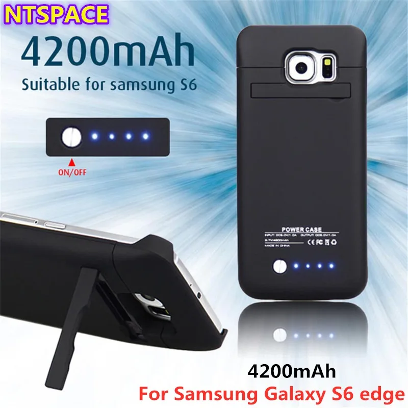 Чехол аккумулятор для Samsung Galaxy S6 Edge 4200 мАч|Чехлы с аккумулятором| |