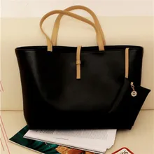 Женская сумка из искусственной кожи, сумка через плечо, новинка, женская сумка на ремне с пряжкой, на молнии, Большая вместительная женская сумка+ кошелек для монет