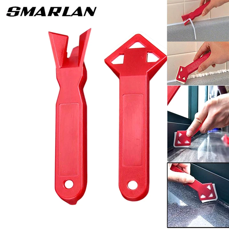 SMARLAN New 2pcs Mini Handmade Tools Scraper Hand Tool Set Practical Floor Cleaner Tile Cleaner Surface Glue Residual Shovel