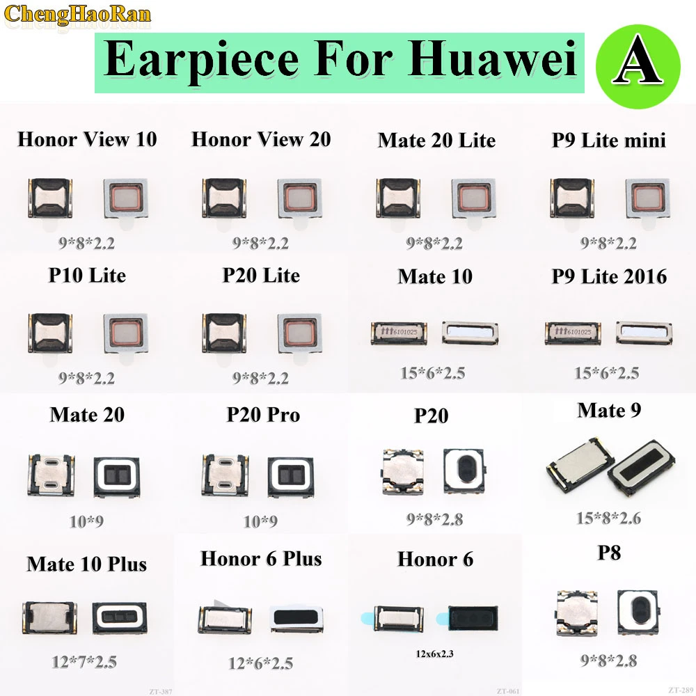 2pcs 100% New Top Front Earpiece Ear Speaker For Huawei Honor 6 6 Plus View 10 20 Mate 9 10 20 P9 2016 mini P20 Pro|Mobile Phone Flex Cables| - AliExpress