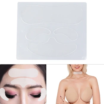

Reusable 4 IN1 Anti Wrinkle Pad Facial Skin Care Pads Silicone Forehead + Eye Neck Anti-Wrinkle Patches for Wrinkle Treatment