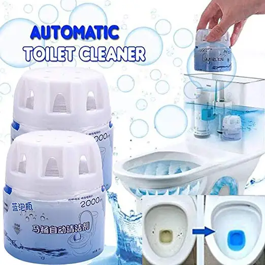 Вспенивающие очистители Autoile автоматический очиститель для туалета Magic Flush Bottled Helper Blue Bubble Amazing