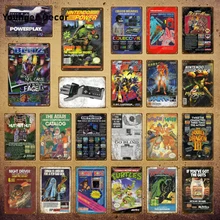 Power Play игровая видео игра программа плакат винтажные металлические знаки настенная живопись декоративная табличка детская комната домашний декор YI-163