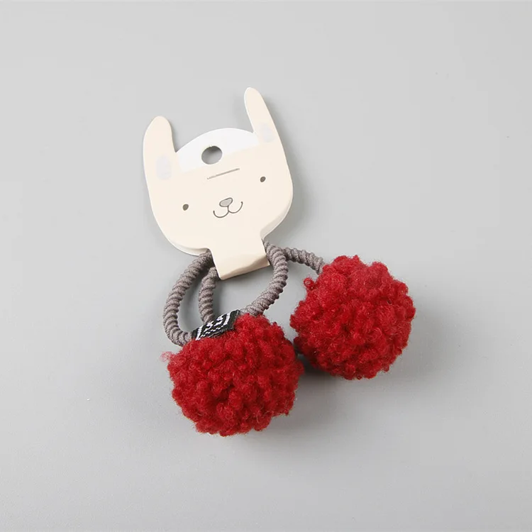 Rubber band-7 Милые ободки для волос, женские резинки, эластичные резинки для волос, заколки для волос, корейский головной убор, Детские аксессуары украшения для волос - Цвет: Rubber band-7