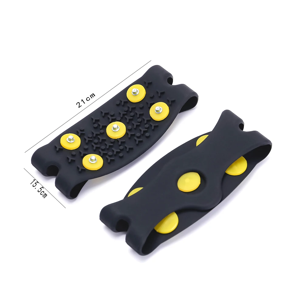 

5-Studs Anti-skid Shoe Spikes For Shoes Snow Hiking Anti Slip Snow Ice Claw Climbing Anti Slip Spikes Snow And Ice Crampons Ice