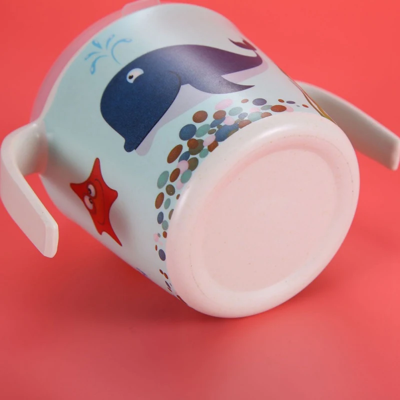 Детская мультяшная бутылочка для воды, портативная для кормления, бутылочки с крышкой, прочная чашка, Новинка