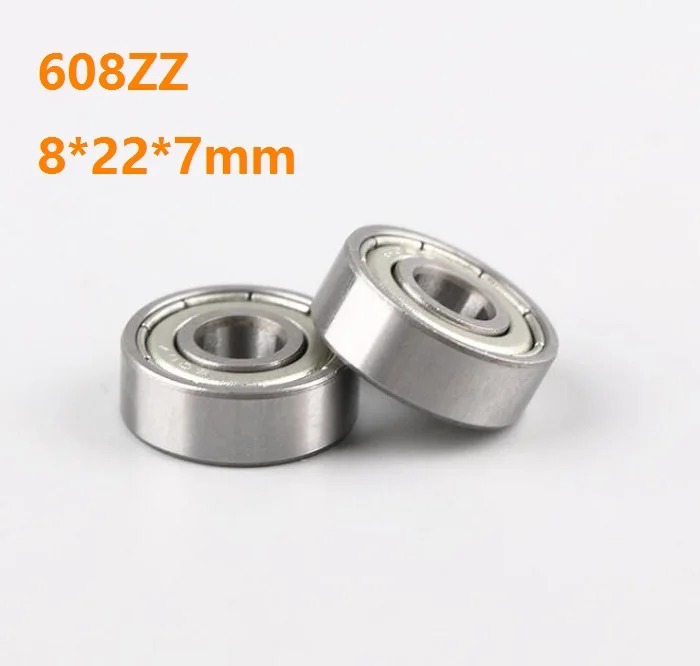 608ZZ 608Z 608 Z ZZ 8x22x7 мм радиальный шарикоподшипник миниатюрный 8*22*7 детали для 3D