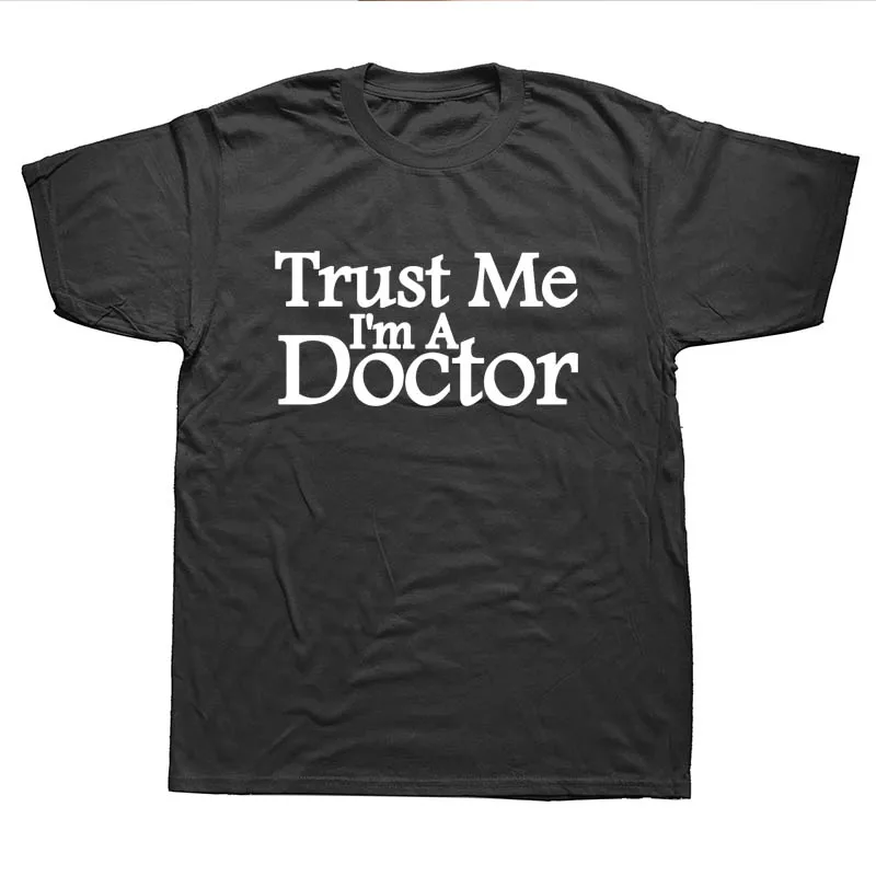Футболка мужская летняя с коротким рукавом топ надписью Trust Me Im A Doctor Medic Dr для