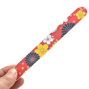 Günstig Bunte Professionelle Nagel Dateien Polieren Maniküre Set Nail Art Schleif Datei Für Salon Maniküre UV Gel Polierer Werkzeug 10Pcs Neue