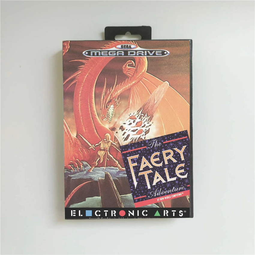 

The Faery Tale Adventure - EUR Cover With Retail Box 16 Bit MD Game Card for Sega Megadrive Genesis Video Game Console