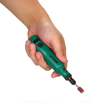 

18V 1.2W Mini Electric Grinder Set Cordless Handle Small Size Grinding Machine Carving Engraving Pen Trimming Milling Polishing