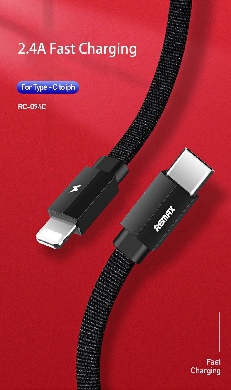 Remax USB C к Lightning Кабель для iPhone 11 Pro XS Max X 8 18 Вт PD быстрое зарядное устройство кабель для передачи данных для Macbook iPad Pro USB C шнур