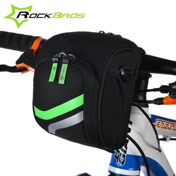 

RockBros Bicycle Bag Bike Handlebar Bag With Rain Cover Cycling Front Tube Bag Bike Accessories MTB Bike Folding Bike Front Bag